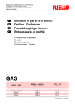 Bruciatori di gas ad aria soffiata Gebläse - Gasbrenner