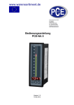 Bedienungsanleitung PCE-NA 5