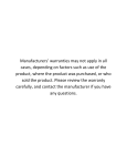 M-Audio - Safety & Warranty Manual