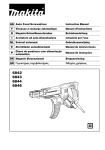 GB Auto Feed Screwdriver Instruction Manual F Visseuse à