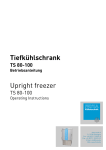 Tiefkühlschrank Upright freezer