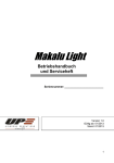 Technische Daten des UP Makalu Light