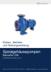 Prozess Pumpen -> Spiralgehäusepumpen LSN