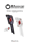 Montage- und Bedienungsanleitung G.1 premium light