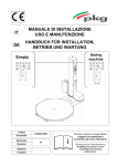 manuale di installazione uso e manutenzione handbuch für