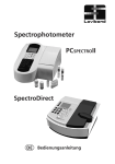 Spectrophotometer - Lovibond Tintometer