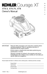 XT6.5, XT6.75, XT8 Owner's Manual