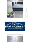 Bl&auml;tterkatalog - BAAR Hotelbedarf