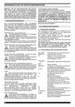 BETRIEBSANLEITUNG F&Uuml;R DRAHTSCHWEISSMASCHINE