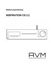 INSPIRATION CS 2.2 - AVM Audio Video Manufaktur