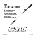 900W 2-IN-1 POLE SAW & TRIMMER