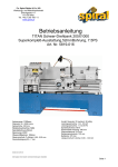 Betriebsanleitung - Spiral Reihs & Co.