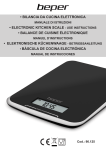 bilancia da cucina elettronica • electronic kitchen scale - use