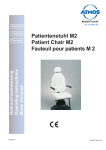 Patientenstuhl M2 Patient Chair M2 Fauteuil pour patients M 2