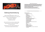 Gebrauchsanweisung