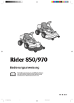 OM, Rider 850, Rider 970, 1999-01