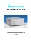 BEDIENHANDBUCH - Rohde & Schwarz