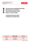 Bruciatori policombustibile gasolio/gas Mehrstoffbrenner Heizöl/Gas