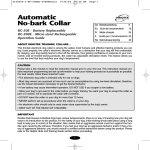 Automatic No-bark Collar