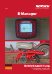 E-Manager - Horsch Maschinen