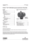 Fisher i2P-100 Elektropneumatischer Wandler