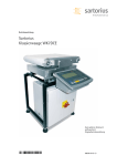 Sartorius Klassierwaage WK7DCE