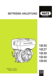 Bedienungsanleitung Hatz Dieselmotor