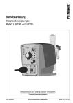 Betriebsanleitung - ProMinent Dosiertechnik