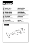 GB Cordless Cleaner Instruction Manual F Aspirateur sans