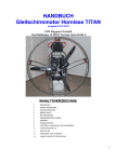 HANDBUCH Gleitschirmmotor Hornisse TITAN