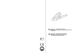 Chain-saw - OPERATOR'S MANUAL Motorsäge