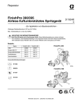 311924E, FinishPro 390/395 Airless/Air-Assisted