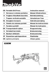 GB Portable Drill Press Instruction manual F Perceuse à