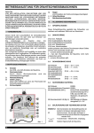 BETRIEBSANLEITUNG FÜR DRAHTSCHWEISSMASCHINEN