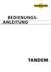 Betriebsanleitung Tandem