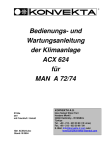 Bedienungsanleitung ACX624