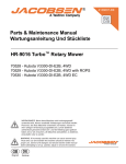 HR-9016 Turbo™ Rotary Mower Parts & Maintenance Manual