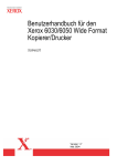 Benutzerhandbuch für den Xerox 6030/6050 Wide Format Kopierer