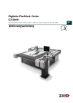 Digitaler Flachbett Cutter G3 Serie Bedienungsanleitung