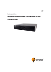Netzwerk-Videorekorder, 16 IP-Kanäle, H.264 FNR-4016/500