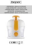 • JUICE EXTRACTOR - USE INSTRUCTIONS