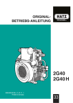 2G40 2G40 H - Hatz Dieselmotoren