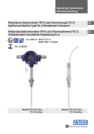 Resistance thermometer TR12 and thermocouple TC12