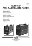 invertec v205-t ac/dc & v305-t ac/dc