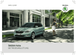 &Scaron;KODA Fabia BETRIEBSANLEITUNG - Media Portal