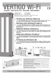 rx tx fotocellule verticali senza fili photocellules verticales sans fil