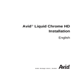 Avid Liquid Chrome HD Installation