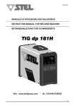 TIG dp 181H - Stel Welding Division