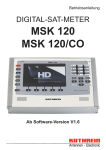 9364201d, Betriebsanleitung Digital-Sat-Meter MSK 120