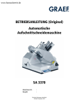 BETRIEBSANLEITUNG (Original) Automatische